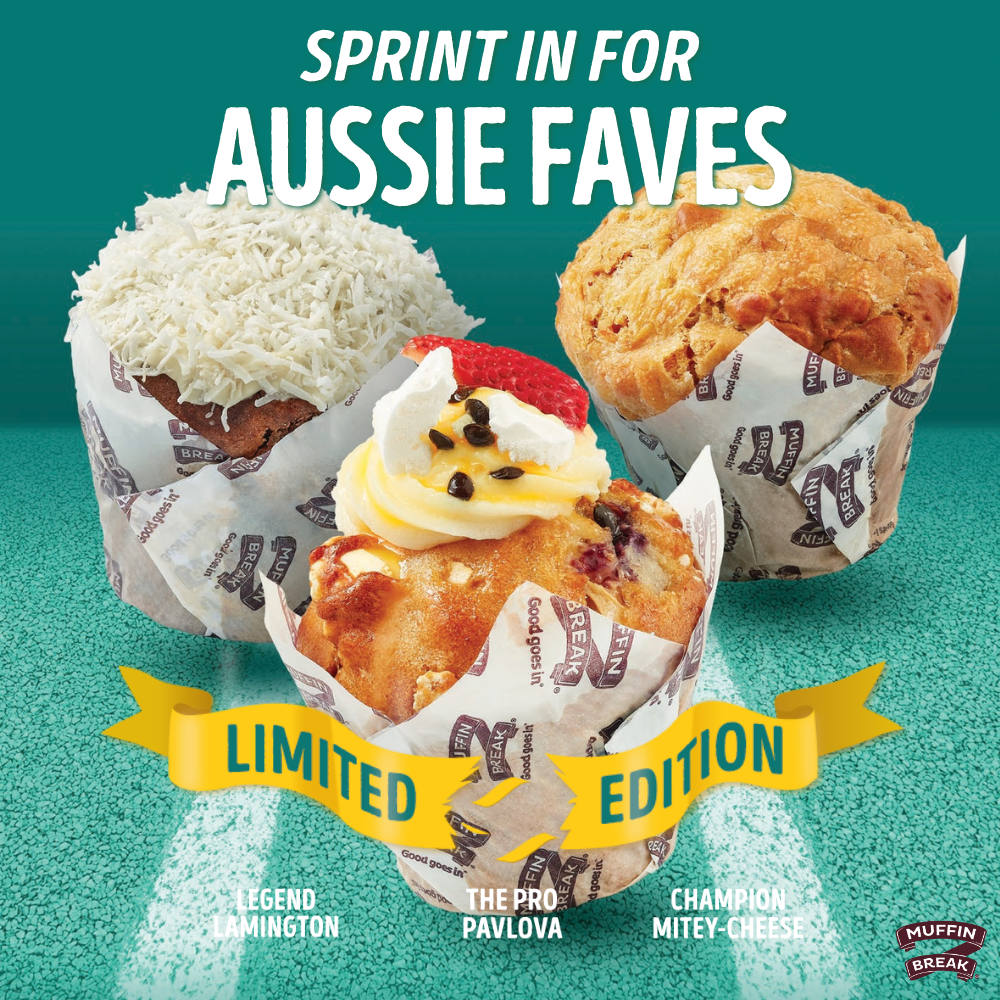 Muffin Break's Aussie Inspired Muffins